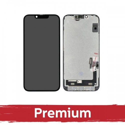LCD Display Compatible With iPhone 15 Black (Hard OLED / Premium) /*Removable IC*/