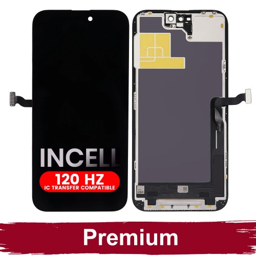 LCD Display Compatible With iPhone 14 Pro Max Black (120Hz / INCELL / Premium) /*Removable IC*/