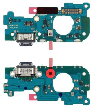 Flex Samsung A336 A33 5G liittimelle, mikrofonille alkuperäinen (service pack)