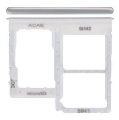 SIM card holder Samsung A315 A31 2020 Prism Crush White original (service pack)