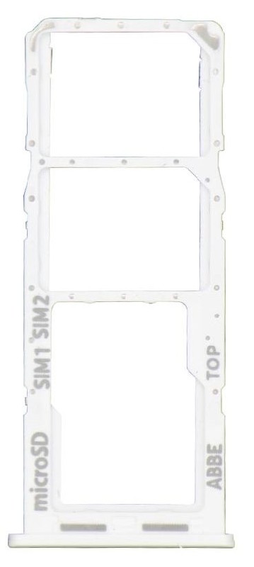 SIM card holder Samsung A225 A22 4G 2021 White original (service pack)