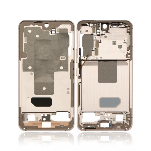 Mid-Frame Housing for Samsung S901 S22 (Pink Gold)