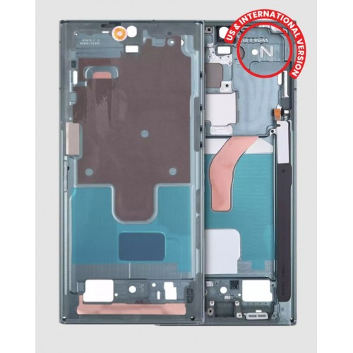 Mid-Frame Housing for Samsung S908 S22 Ultra (Green)