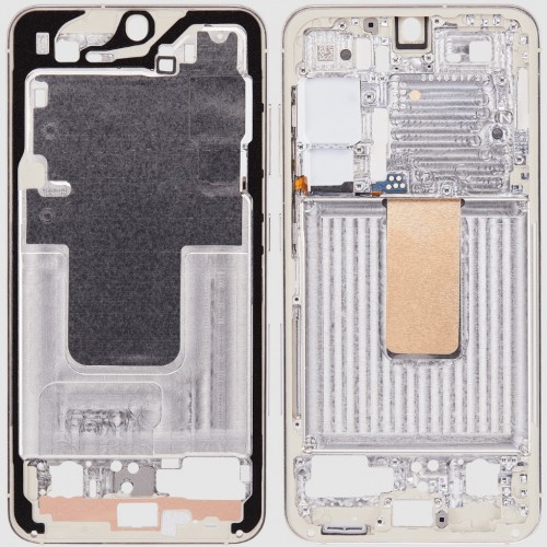 Mid-Frame Housing for Samsung S911 S23 (Cream)