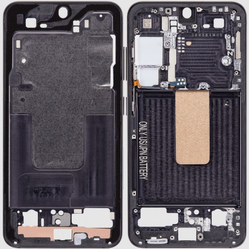 Mid-Frame Housing for Samsung S911 S23 Phantom Black (Graphite)