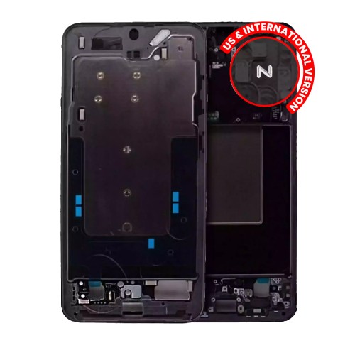 Mid-Frame Housing for Samsung S926 S24 Plus (Marble Grey)