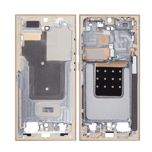 Mid-Frame Housing for Samsung S928 S24 Ultra (Titanium Yellow)