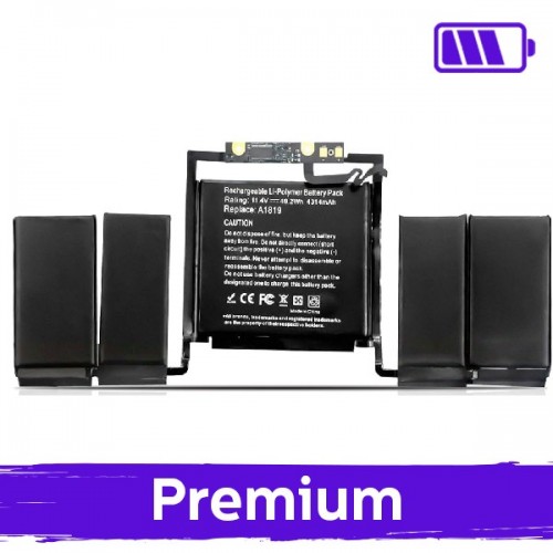Battery Compatible With Macbook Retina 13'' (A1706 / A1819) / Premium