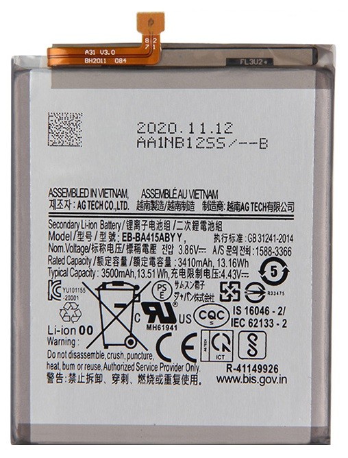 Battery ORG Samsung A415 A41 3500mAh EB-BA415ABY