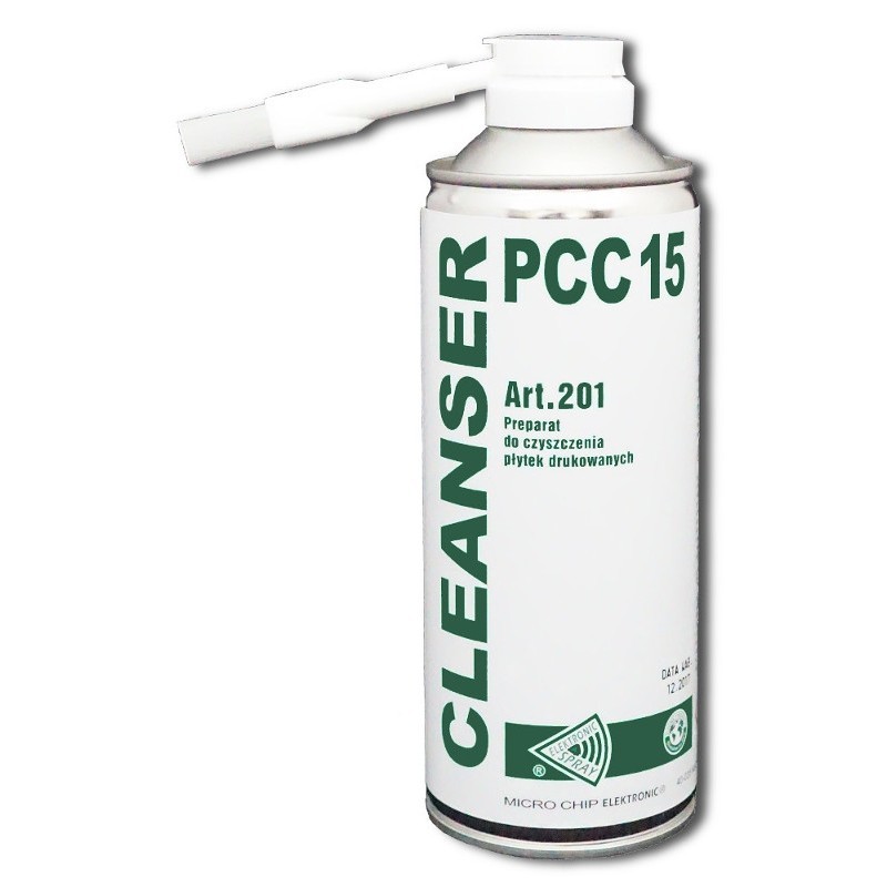 Juotosaineen jäännösten liuotin Cleanser PCC 15 400ml (harjalla)