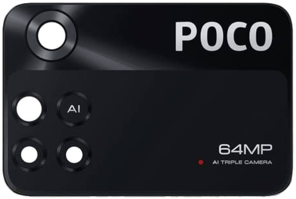 Xiaomi Poco M4 Pro 4G kameran linssi musta 64MP (vain linssi) ORG