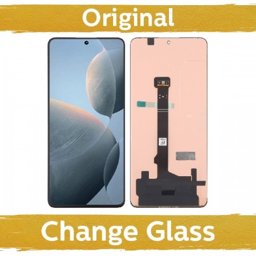 LCD Display Compatible With Xiaomi Poco F6 5G Black (Refurbished: China)
