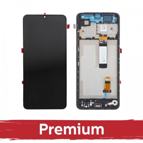 LCD Display Compatible With Xiaomi Redmi A5 / Poco C71 Black with Frame OEM