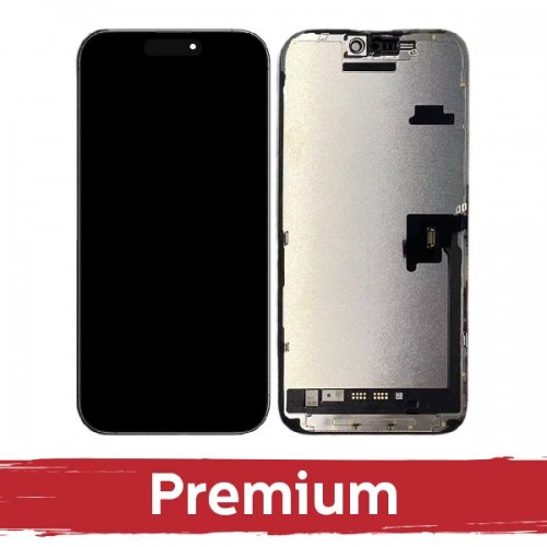 LCD Display Compatible With iPhone 16 Pro Black (Hard OLED / Premium) /*Removable IC*/