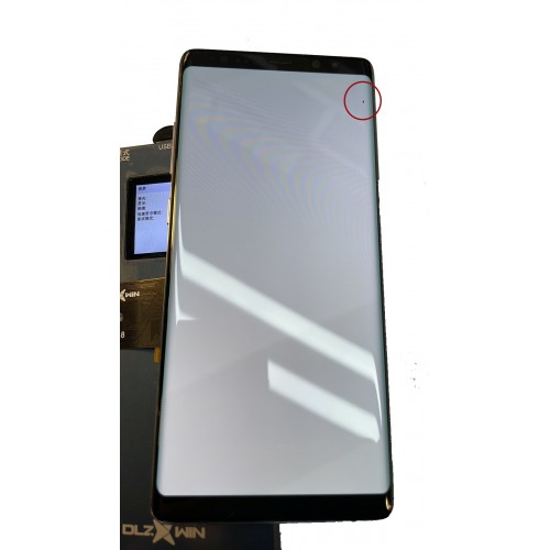 LCD-naytto yhteensopiva Samsung N950 Note 8 kehyksella / Orchid Gray / (Uusittu: Telemax) (vikojen kanssa 1)