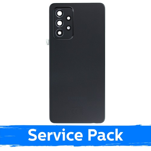 Takakansi yhteensopiva Samsung A525 A52 (A526 A52 5G) / Awesome Black / (Service Pack)