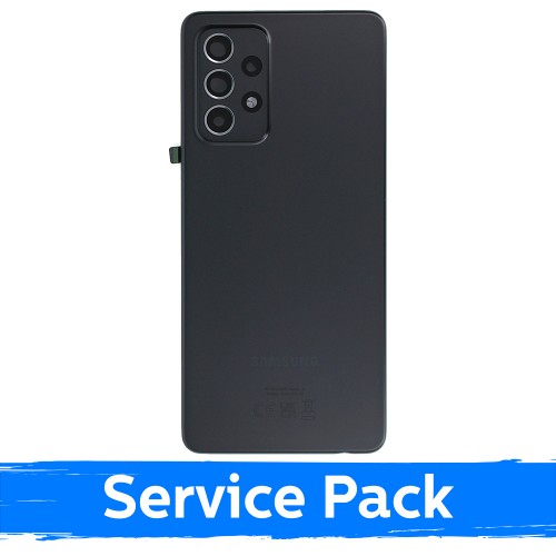 Back Cover Compatible With Samsung A528 A52s 5G / Awesome Black / (Service Pack)