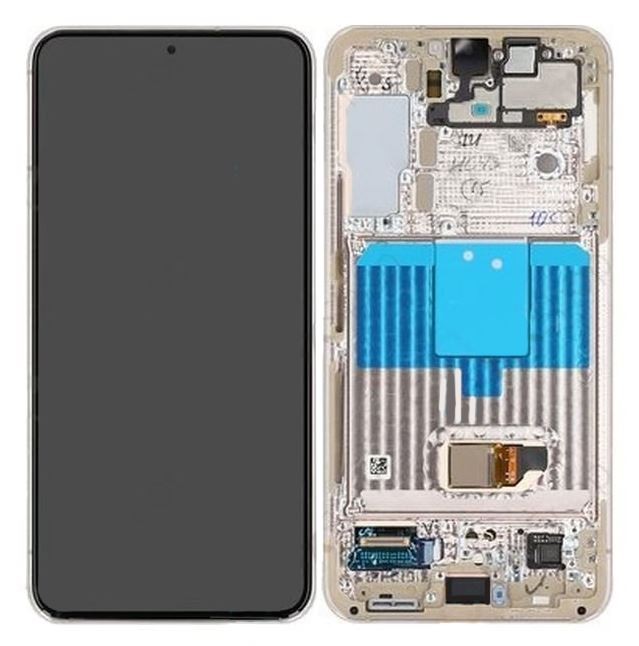 LCD-näyttö Samsung S901 S22 5G kosketusnäytöllä ja kehyksellä Violet alkuperäinen (huoltopaketti)