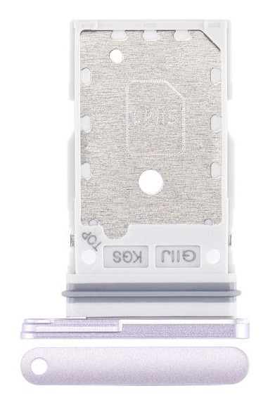 SIM-kortin pidike Samsung G990 S21 FE Lavender alkuperäinen (service pack)