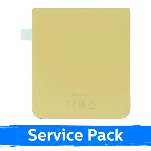 Back Cover Compatible With Samsung F711 Z Flip3 / Yellow / (Service Pack)
