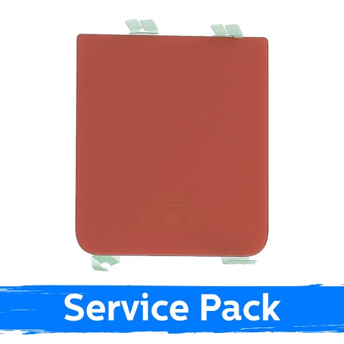Takakansi yhteensopiva Samsung F721 Z Flip4 / punainen / (Service Pack)