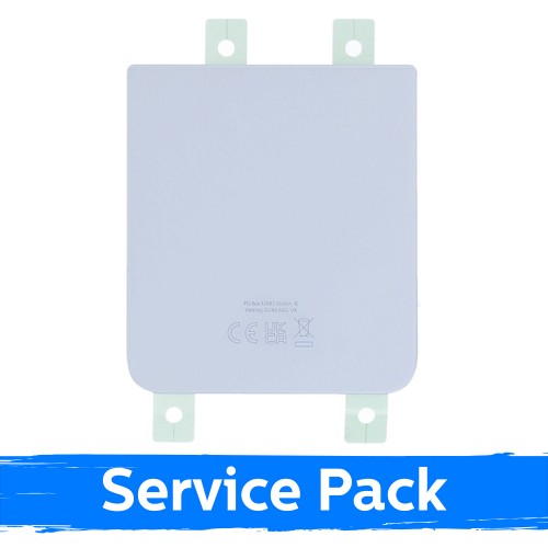 Takakansi yhteensopiva Samsung F721 Z Flip4 / valkoinen / (Service Pack)