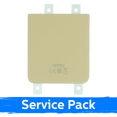 Takakansi yhteensopiva Samsung F721 Z Flip4 / keltainen / (Service Pack)