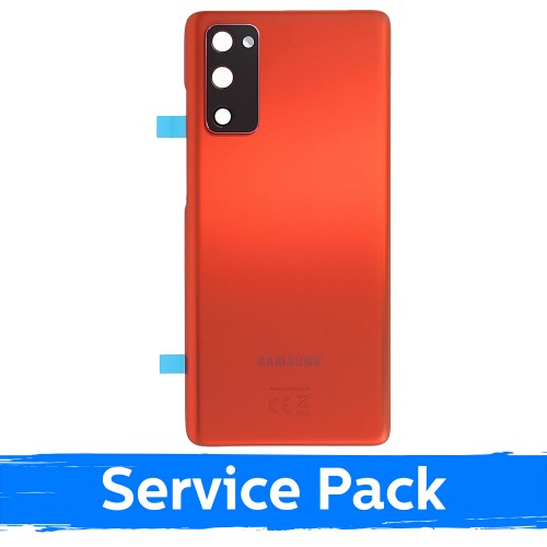 Back Cover Compatible With Samsung G780 S20 FE (G781 S20 FE 5G) / Cloud Red / (Service Pack)