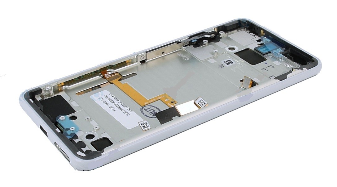 LCD-näyttö Google Pixel 3 kosketusnäytöllä ja kehyksellä valkoinen alkuperäinen (käytetty A-luokka)
