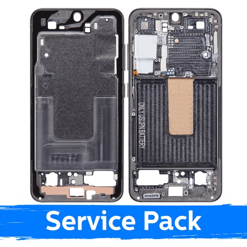Mid-Frame Compatible With Samsung S911 S23 / Green / (Service Pack)