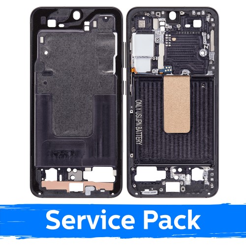 Mid-Frame Compatible With Samsung S911 S23 / Phantom Black / (Service Pack)