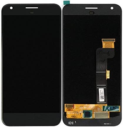 LCD-näyttö Google Pixel XL kosketusnäytöllä musta alkuperäinen (service pack)