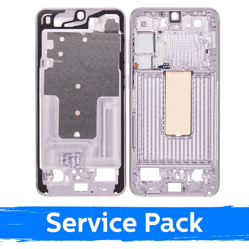 Mid-Frame Housing for Samsung S916 S23 Plus / Lavender / (Service Pack)