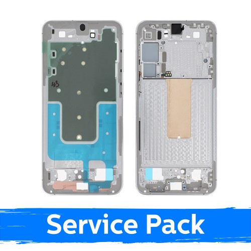 Mid-Frame Housing for Samsung S916 S23 Plus / Lime / (Service Pack)