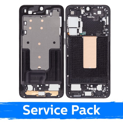 Keskikehys Samsung S916 S23 Plus / Phantom Black / (Service Pack)