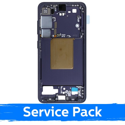 Mid-Frame Housing for Samsung S921 S24 / Cobalt Violet / (Service Pack)