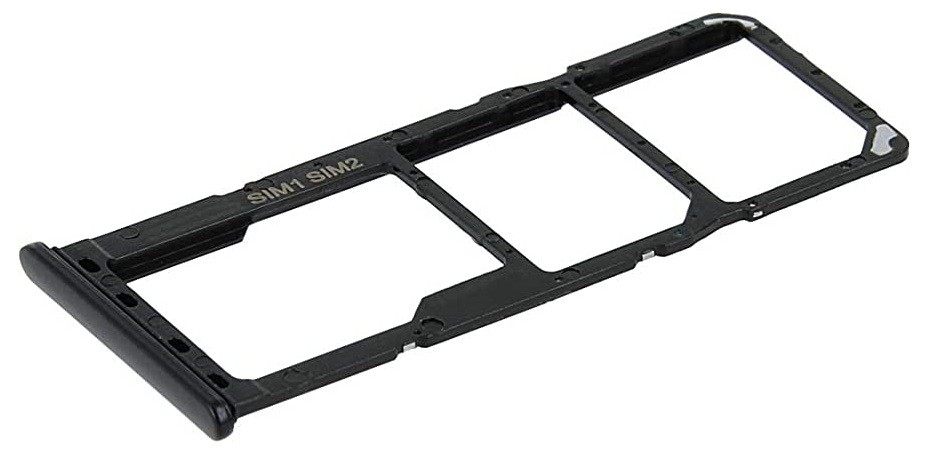 SIM card holder Samsung A226 A22 5G Black original (service pack)