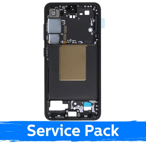 Mid-Frame Housing for Samsung S921 S24 / Onyx Black / (Service Pack)