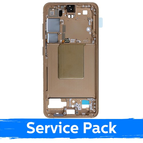 Mid-Frame Housing for Samsung S921 S24 / Sandstone Orange / (Service Pack)