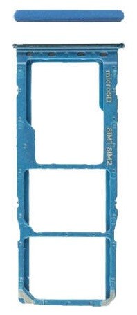 SIM card holder Samsung A505 A50 2019 Prism Crush Blue original (service pack)