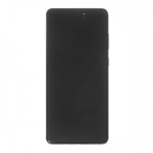 LCD Näyttö kehyksellä Samsung G985 S20 Plus / Cosmic Grey / (Uusittu: Telemax) (Palaneet kuvakkeet valkoisella taustalla)