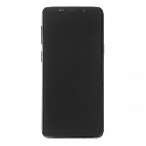 LCD Display Compatible With Samsung G960 S9 with Frame / Coral Blue / (Renewed: Telemax) (Burnt icons on a white background)