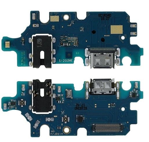 Flex Samsung A137 A13 (2022) liitin, mikrofoni, kuulokeliitäntä alkuperäinen (service pack)