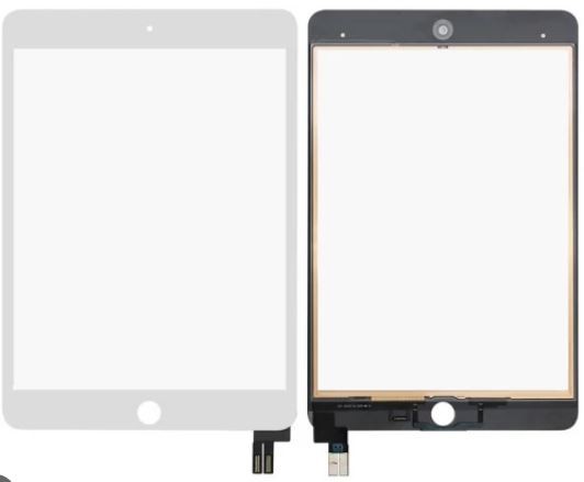 Kosketusnäyttö iPad mini 5 2019 (A2133/A2124/A2125/A2126) valkoinen ORG