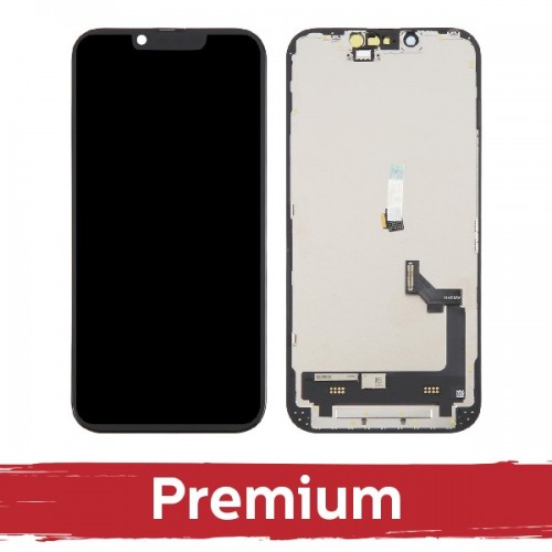 LCD Display Compatible With iPhone 16e Black (SOFT OLED / Stable / Premium)  /*Removable IC*/