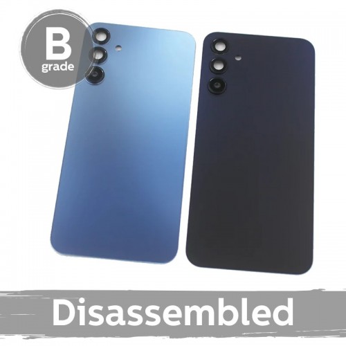 Takakansi yhteensopiva Samsung A155 A15 4G / Brave Black / kameralinssin kanssa 100% aito (9/10 purettu)