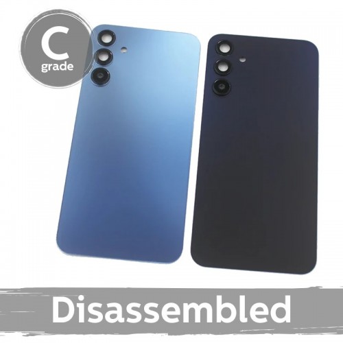 Takakansi yhteensopiva Samsung A155 A15 4G / Optimistic Blue / kameralinssin kanssa 100% aito (8/10 purettu)