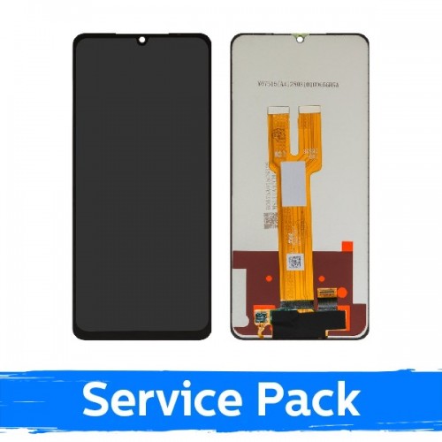 LCD-näyttö Samsung A066 A06 5G / M066 M06 5G musta (Service Pack / Aftermarket)(NF-versio)