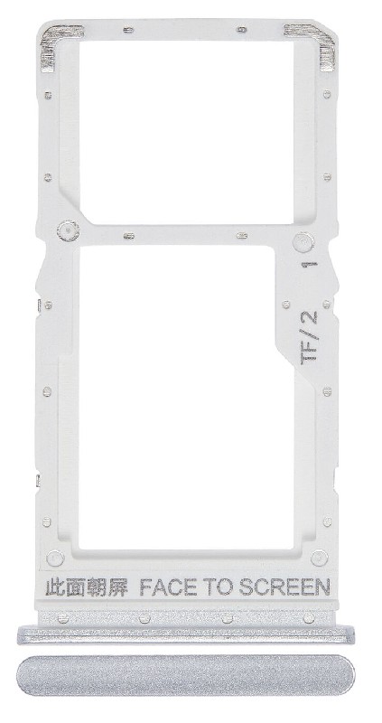 SIM-kortin pidike Xiaomi Redmi Note 10 5G Chrome Silver ORG