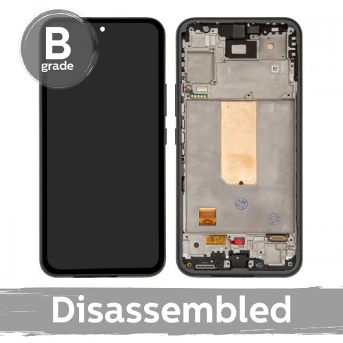 LCD-näyttö Samsung A546 A54 5G kehyksellä / Lime / (9/10 purettu)